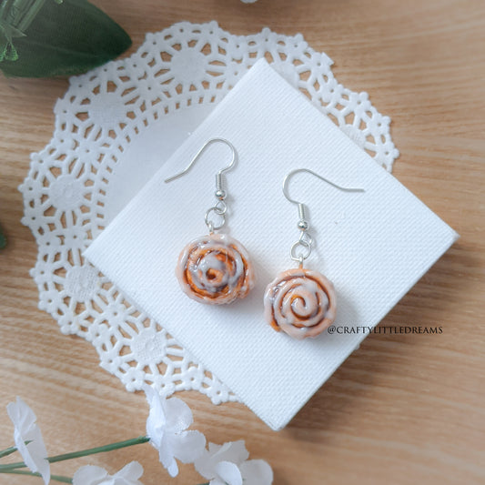 Cinnamon Roll Earrings and Accessories