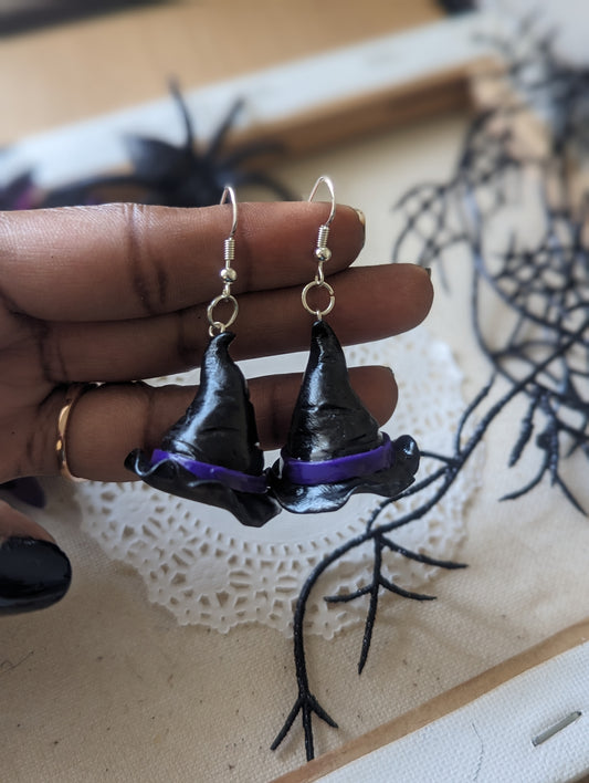 Witch Hat Earrings