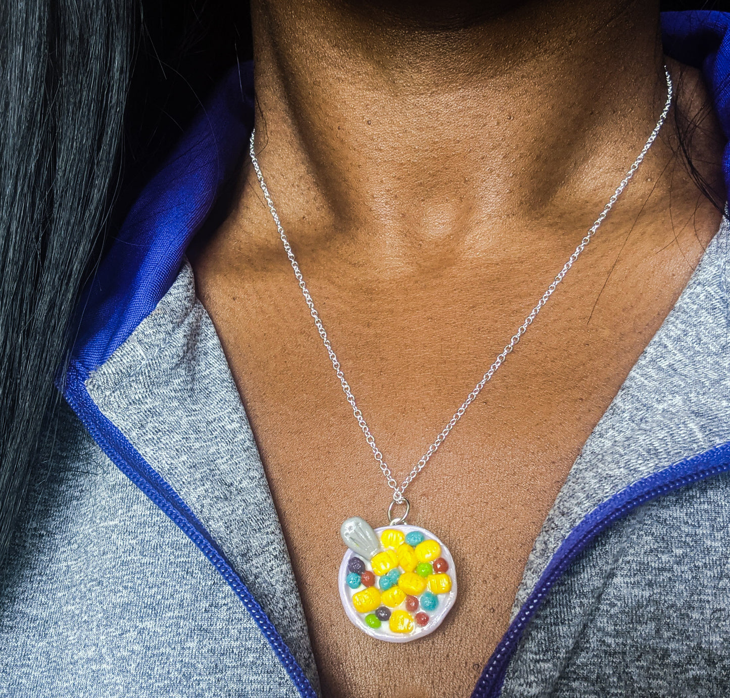Cereal Bowl Necklaces and Earrings