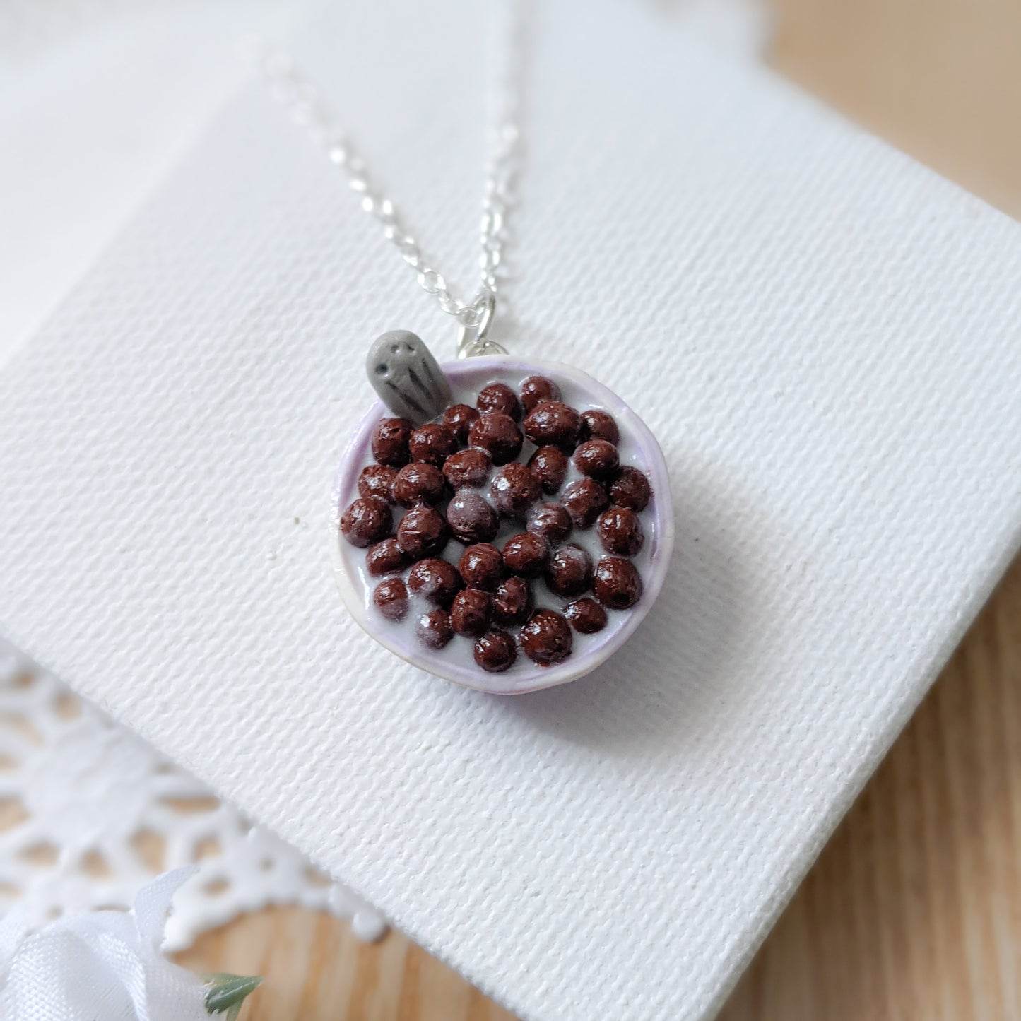 Cereal Bowl Necklaces and Earrings