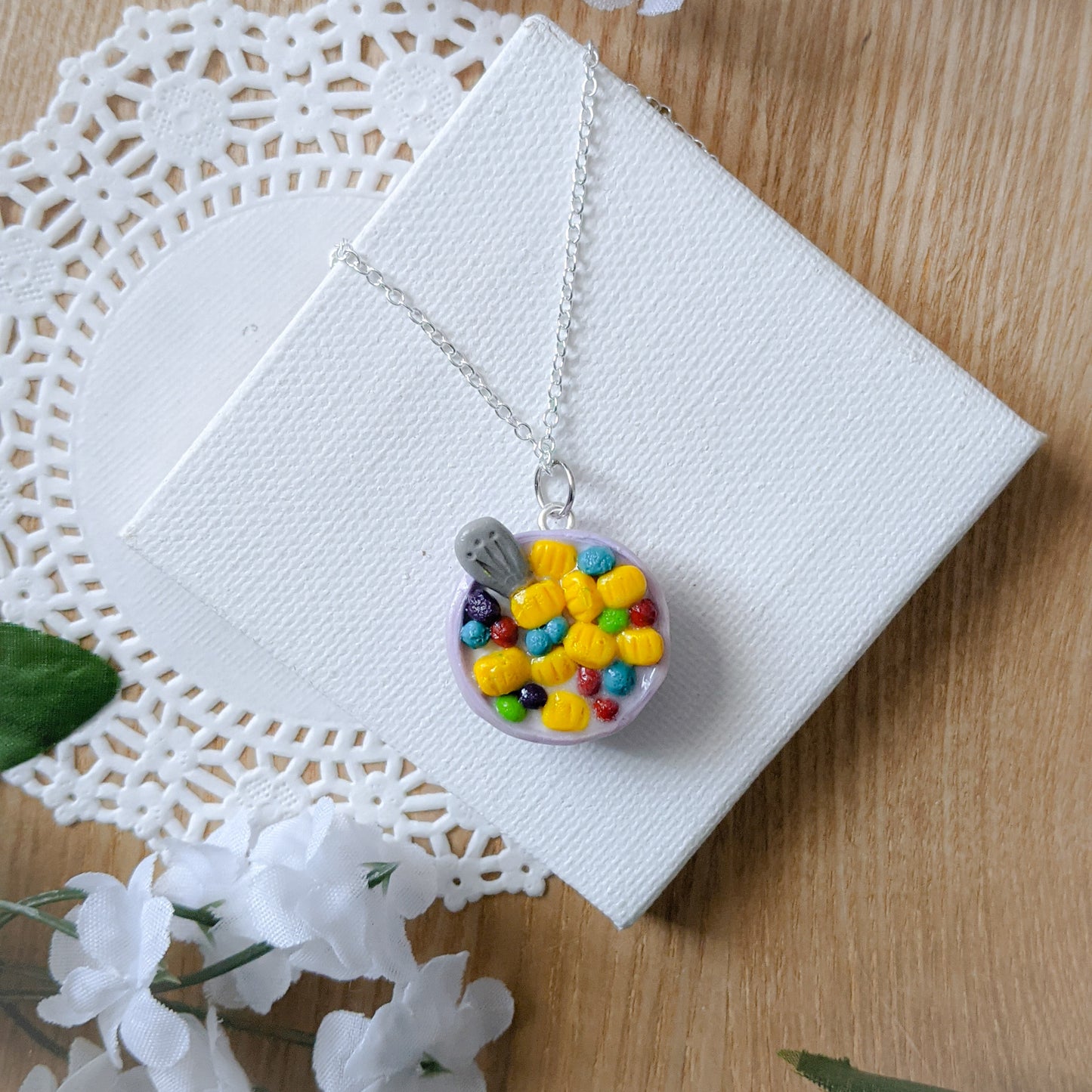 Cereal Bowl Necklaces and Earrings
