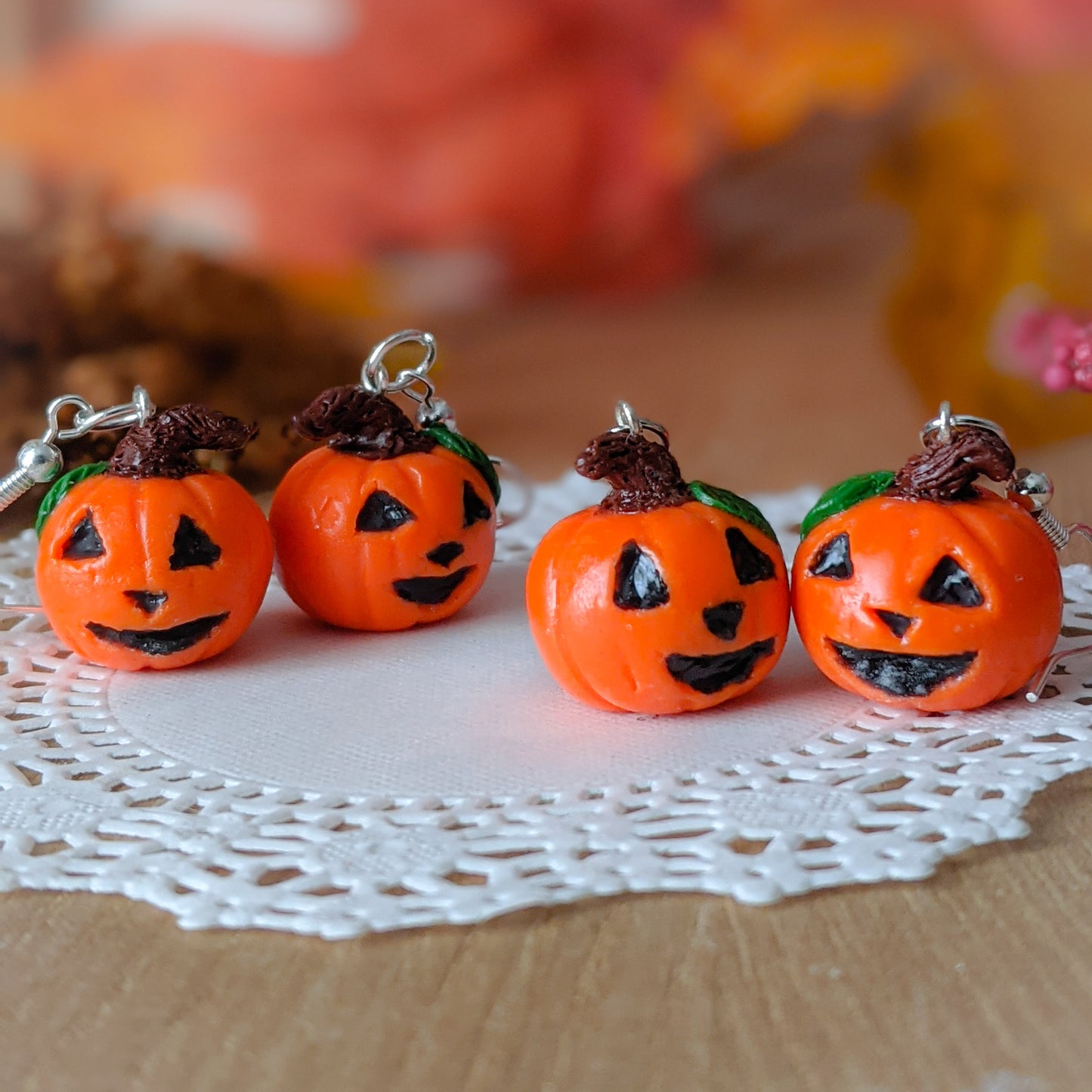 Jack O'Lantern Earrings and Accessories