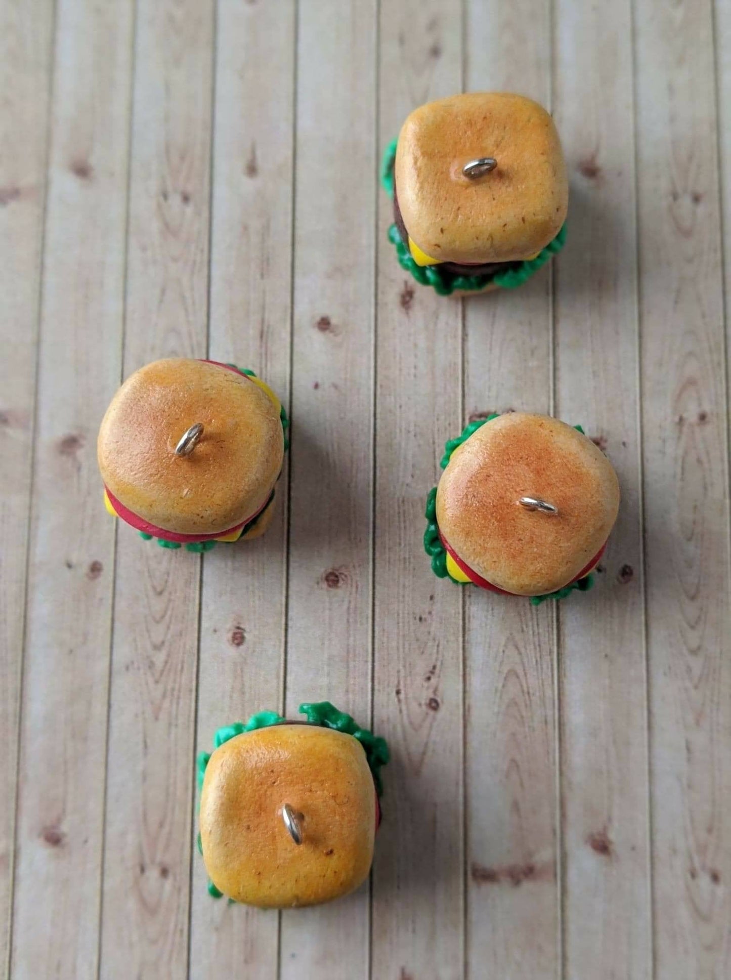 Cheeseburger Earrings & Charms