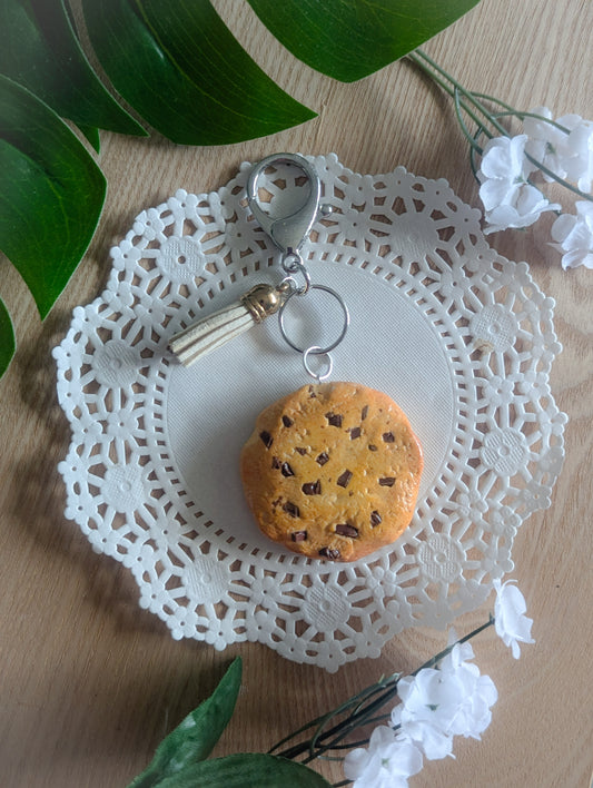 Chocolate Chip Cookie Key Chain