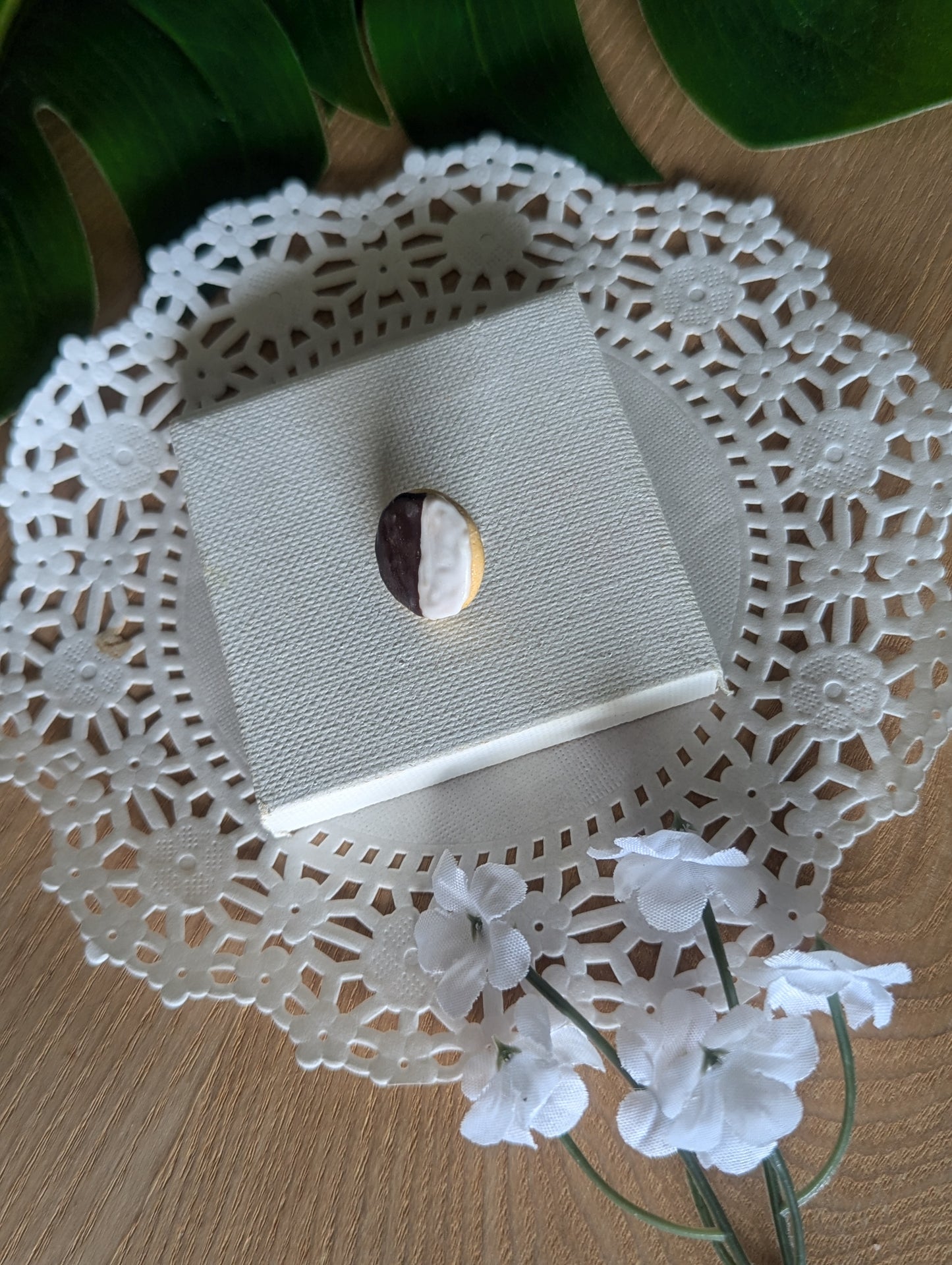 Black and White Cookie Pins