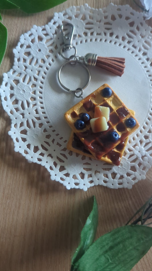 Waffle Keychain