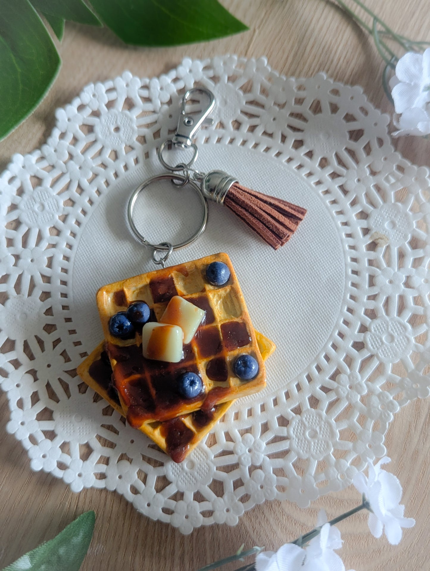 Waffle Keychain