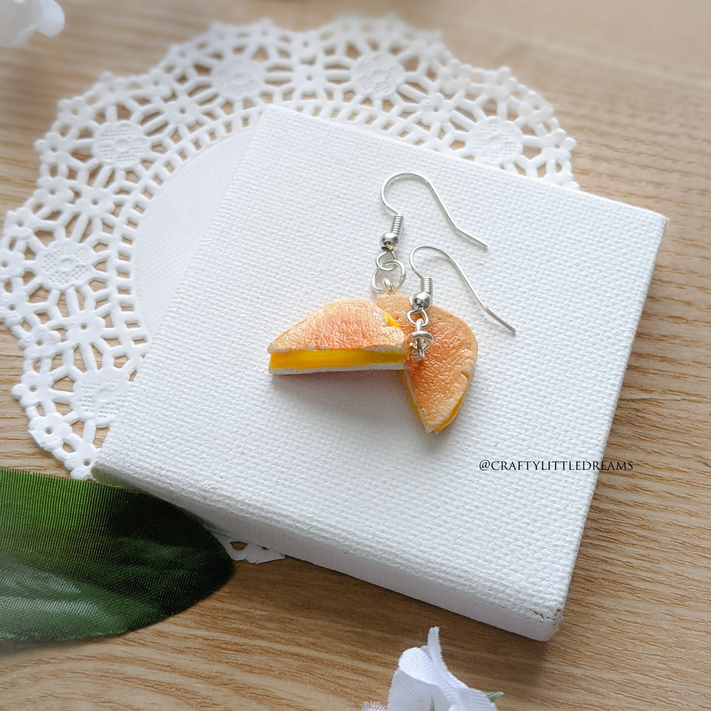 Grilled Cheese Earrings and Charms