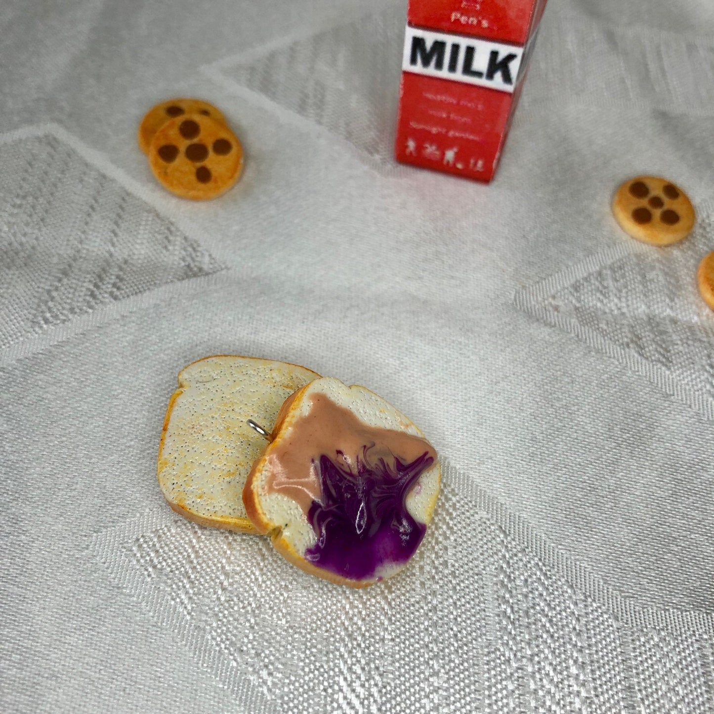 Peanut Butter and Jelly Earrings & Charms