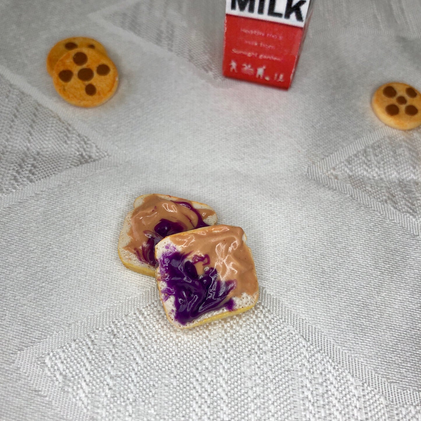 Peanut Butter and Jelly Earrings & Charms