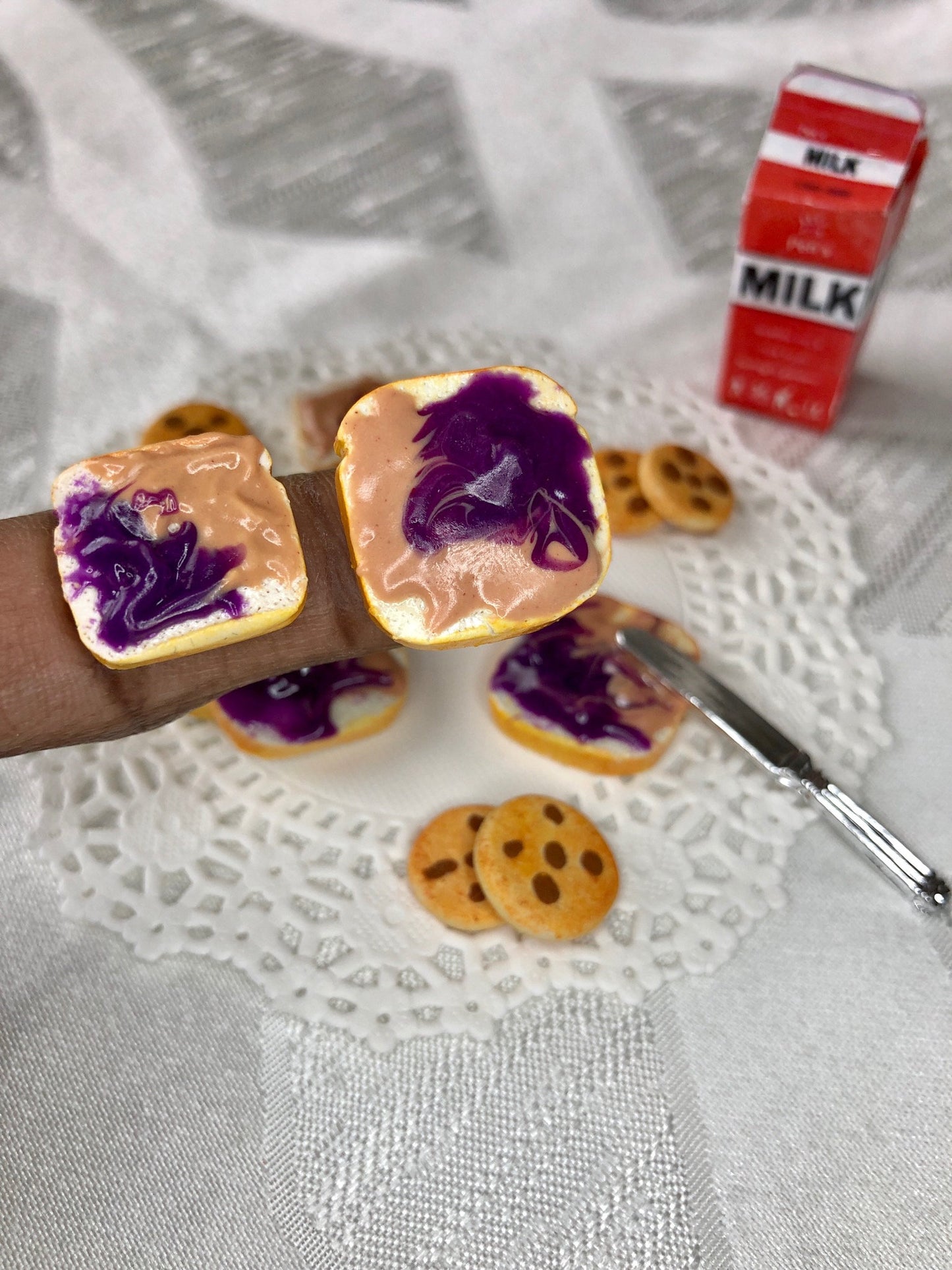 Peanut Butter and Jelly Earrings & Charms